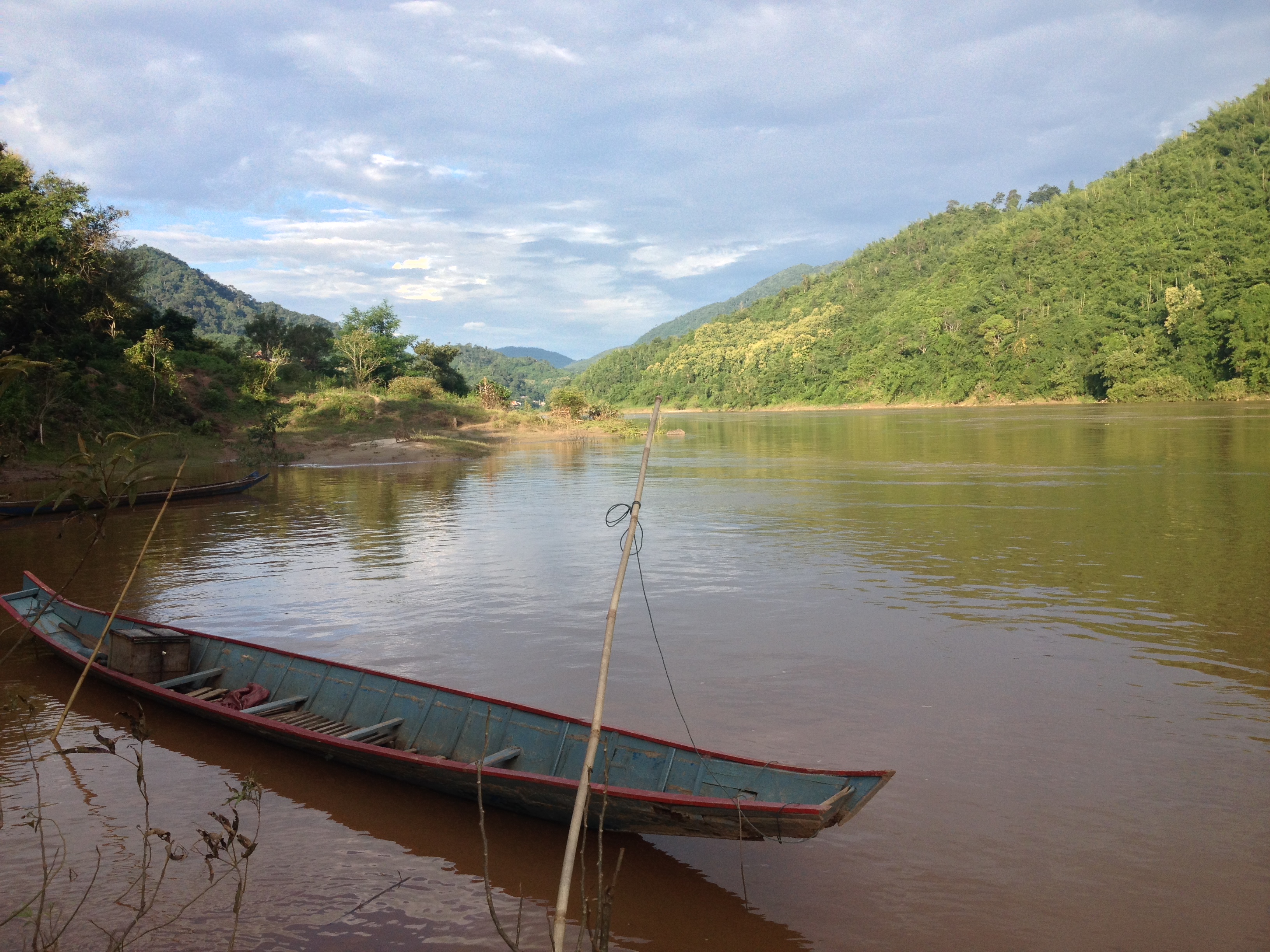Photo du Mekong vu de la berge